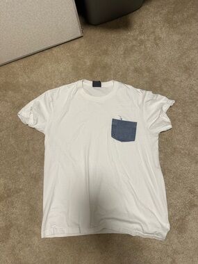 Naked & Famous Pocket Tee White - Men’s XL